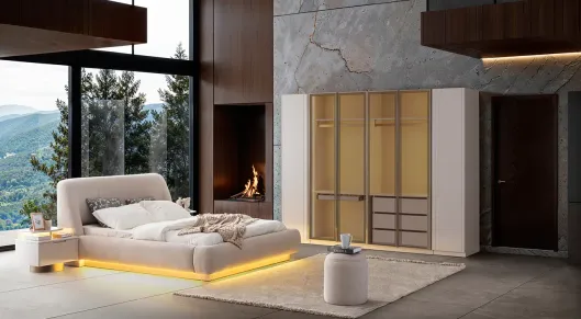 Product img 2, Paris 6 Kapaklı Modern Yatak Odası Takımı